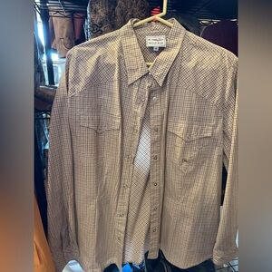 Roper cream and browns shirt